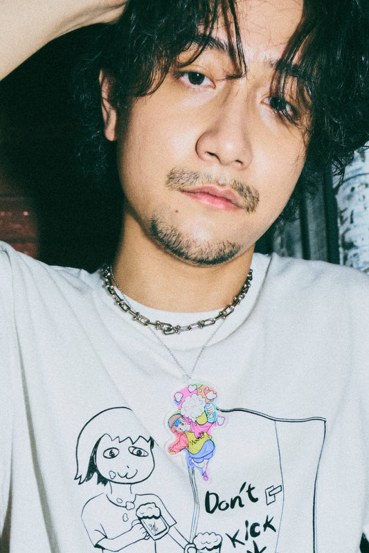 PoppinBeerGirl アクリルキーホルダー